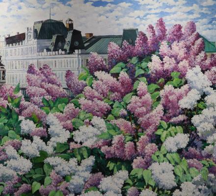В историческом парке откроется персональная выставка Ивана Солодухина «В красках города»